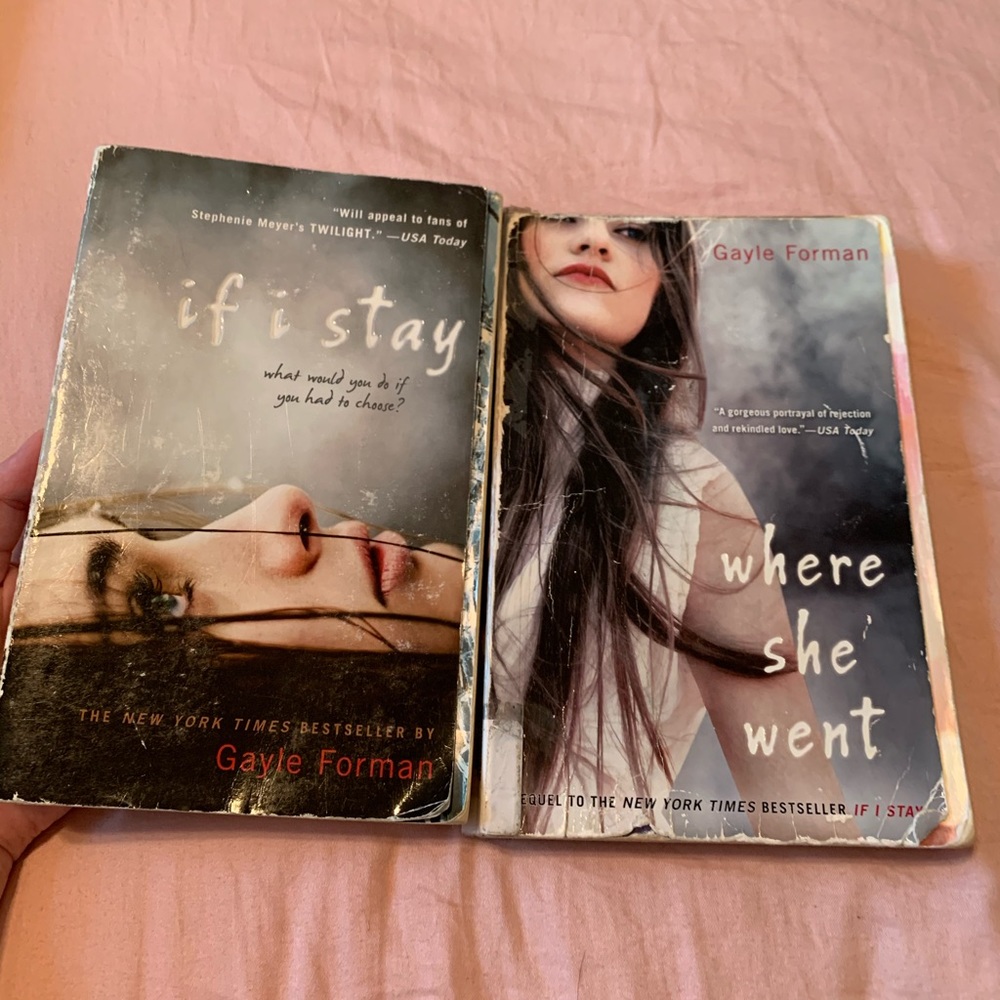 if i stay and where she went set